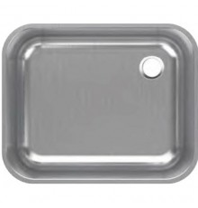 Раковина нержавеющая 40x50x25 см, AISI 304, левая | Bilge | BU HORECA