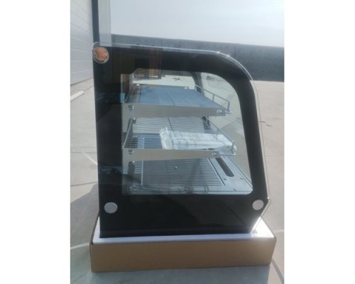Настольная холодильная витрина Gooder XCW-120LS 120 л, Нержавейка, Раздвижная дверь | BU HORECA
