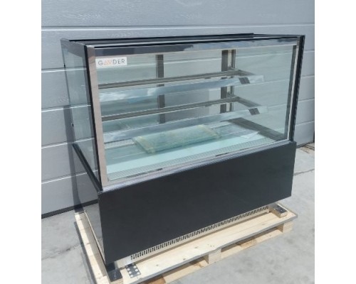Кондитерська вітрина Gooder FC-400SA Cube | Нержавійка, LED, Чорна | Купити в BU HORECA Кондитерська вітрина Gooder FC-400SA Cube | Нержавійка, LED, Чорна | Купити в BU HORECA
