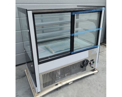 Кондитерская витрина Gooder FC-400SCD Cube | Нержавейка, LED, 2 полки | BU HORECA Кондитерская витрина Gooder FC-400SCD Cube | Нержавейка, LED, 2 полки | BU HORECA