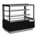 Кондитерская витрина Gooder FC-500SA Cube | Нержавейка, LED, Черная, 120 см | BU HORECA