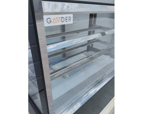 Кондитерская витрина Gooder FC-500SA Cube | Нержавейка, LED, Черная, 120 см | BU HORECA Кондитерская витрина Gooder FC-500SA Cube | Нержавейка, LED, Черная, 120 см | BU HORECA
