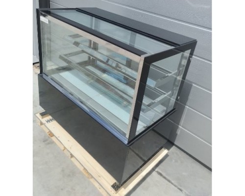 Кондитерская витрина Gooder FC-500SA Cube | Нержавейка, LED, Черная, 120 см | BU HORECA Кондитерская витрина Gooder FC-500SA Cube | Нержавейка, LED, Черная, 120 см | BU HORECA