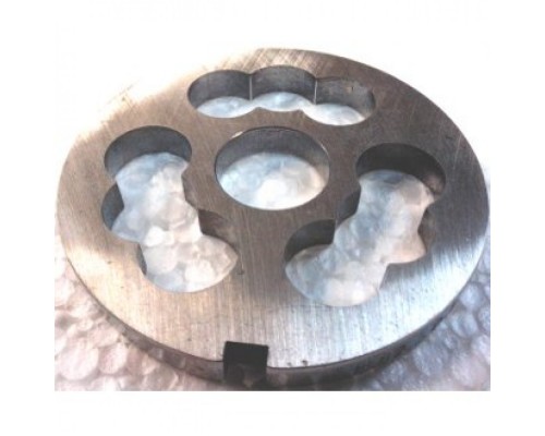 Решітка 100798 для м'ясорубки Unger H/82 «00» підрізна BIG CENTRAL HOLE