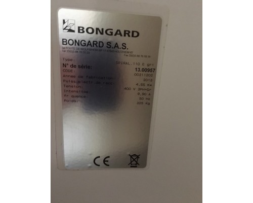 Тестомес спіральний Bongard SPIRAL 110 E Тестомес спіральний Bongard SPIRAL 110 E