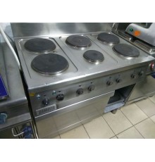 Плита 6 конфорок підлогова з духовкою Zanussi