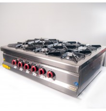 Плита 6-ти конфорочная настольная с газовым контроллером 70MX-6S