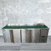 Стіл холодильний Polair TM4-G 4 двері 2060 мм | Професійний, -2°...+10°C, з бортом | BU HORECA