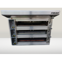 Печь подовая 3 уровня Fimak EKF-120.80/3 с подставкой