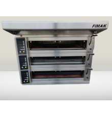 Печь подовая 3 уровня Fimak EKF-120.80/3 с подставкой