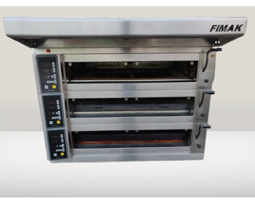 Печь подовая 3 уровня Fimak EKF-120.80/3 с подставкой
