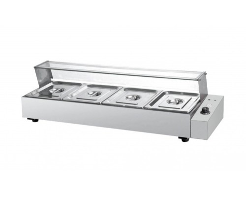 Мармит-витрина GN 1/2 х h100 мм BM4G Мармит-витрина GN 1/2 х h100 мм BM4G