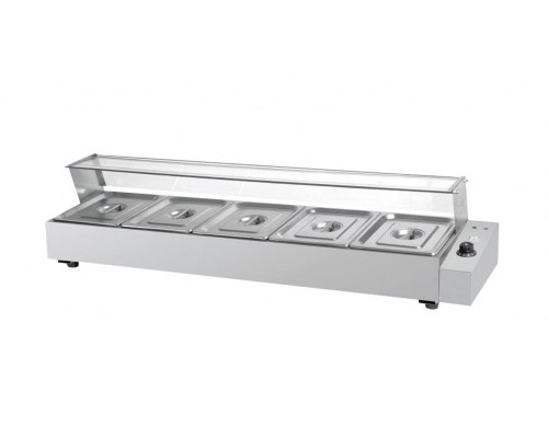 Мармит-витрина GN 1/2 х h100 мм BM5G Мармит-витрина GN 1/2 х h100 мм BM5G