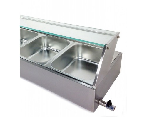 Мармит-витрина GN 1/2 х h100 мм BM5G Мармит-витрина GN 1/2 х h100 мм BM5G