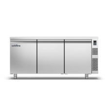 Холодильный стол Pastry EN60x40 | 3 дверная, -2°...+8°C, со столешницей, под выносной холод, 660 мм | BU HORECA