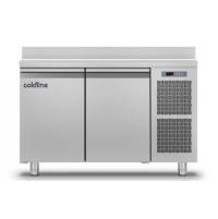 Холодильний стіл Master GN | 2 дверний, -2°...+8°C, зі стільницею та бортом, 710 мм, R290, клас A | BU HORECA