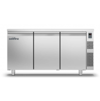 Холодильний стіл Master GN | 3 дверний, -2°...+8°C, зі стільницею, 760 мм, під виносний холод | BU HORECA