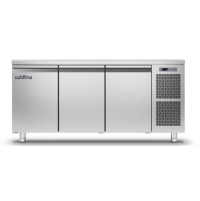 Морозильний стіл Master GN | 3 дверний, -15°...-22°C, зі стільницею, 760 мм, R290, клас D | BU HORECA
