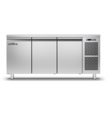 Морозильний стіл Master GN | 3 дверний, -15°...-22°C, зі стільницею, 760 мм, R290, клас D | BU HORECA