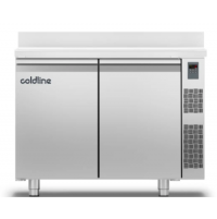 Морозильний стіл Master GN | 2 дверний, -15°...-22°C, зі стільницею та бортом, 710 мм, під виносний холод | BU HORECA