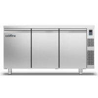 Морозильний стіл Master GN | 3 дверний, -15°...-22°C, зі стільницею, 760 мм, під виносний холод | BU HORECA