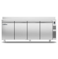Морозильний стіл Master GN | 4 дверний, -15°...-22°C, зі стільницею та бортом, 760 мм, під виносний холод | BU HORECA