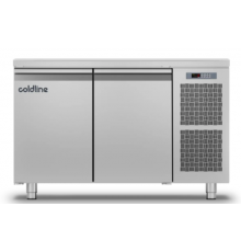 Холодильний стіл Master 600 | 2 дверний, -2°...+8°C, зі стільницею, 710 мм, R290, клас A | BU HORECA