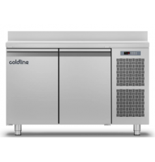 Холодильний стіл Master 600 | 2 дверний, -2°...+8°C, зі стільницею та бортом, 760 мм, R290, клас A | BU HORECA