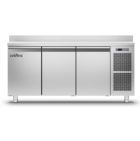 Холодильний стіл Master 600 | 3 дверний, -2°...+8°C, зі стільницею та бортом, 760 мм, R290, клас A | BU HORECA