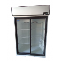 Шафа холодильна Технохолод ШХСДк(Д)-1.2 1330 л Б/В | 2 скляні двері, +0°...+8°C, нерж. | BU HORECA