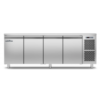 Холодильний стіл Master 600 | 4 дверний, -2°...+8°C, зі стільницею, 760 мм, R290, клас B | BU HORECA