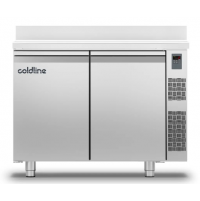 Холодильний стіл Master 600 | 2 дверний, -2°...+8°C, зі стільницею та бортом, 760 мм, під виносний холод | BU HORECA