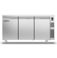 Холодильний стіл Master 600 | 3 дверний, -2°...+8°C, зі стільницею, 660 мм, під виносний холод | BU HORECA