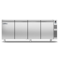 Холодильний стіл Master 600 | 4 дверний, -2°...+8°C, без стільниці, 710 мм, під виносний холод | BU HORECA