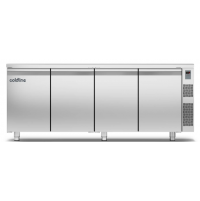Холодильний стіл Master 600 | 4 дверний, -2°...+8°C, без стільниці, 660 мм, під виносний холод | BU HORECA