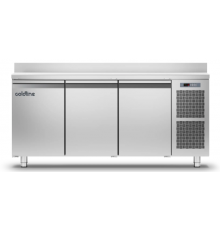 Морозильный стол Master 600 3 дверные, -15°...-22°C, со столешницей и бортом, 710 мм, R290, класс D | BU HORECA