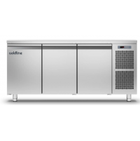 Морозильный стол Master 600 3 дверные, -15°...-22°C, со столешницей, 710 мм, R290, класс D | BU HORECA