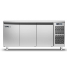 Морозильный стол Master 600 3 дверные, -15°...-22°C, со столешницей, 760 мм, R290, класс D | BU HORECA
