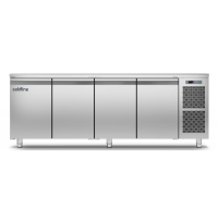 Морозильний стіл Master 600 | 4 дверний, -15°...-22°C, зі стільницею, 710 мм, R290, клас D | BU HORECA