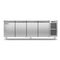 Морозильний стіл Master 600 | 4 дверний, -15°...-22°C, без стільниці, 660 мм, R290, клас D | BU HORECA
