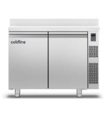 Морозильный стол Master 600 2 дверная, -15°...-22°C, со столешницей и бортом, 710 мм, под выносной холод | BU HORECA