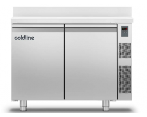 Морозильный стол Master 600 2 дверная, -15°...-22°C, со столешницей и бортом, 660 мм, под выносной холод | BU HORECA