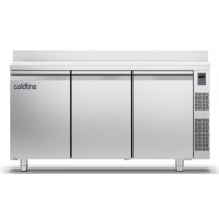 Морозильний стіл Master 600 | 3 дверний, -15°...-22°C, зі стільницею та бортом, 710 мм, під виносний холод | BU HORECA