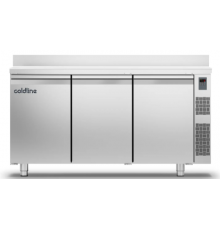 Морозильный стол Master 600 3 дверная, -15°...-22°C, со столешницей и бортом, 710 мм, под выносной холод | BU HORECA
