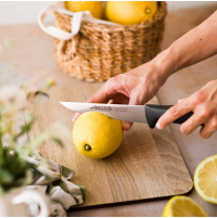 Кухонний ніж Arcos Menorca 130 мм | Професійний, нержавіюча сталь Nitrum, чорний | BU HORECA