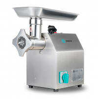 М'ясорубка HURAKAN HKN-12SS | 150 кг/год, Нержавіюча сталь, Реверс | BU HORECA