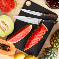 Кухарський ніж Arcos Natura 200 мм | Професійний, нержавіюча сталь Nitrum, коричневий | BU HORECA