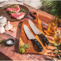 Кухарський ніж Arcos Manhattan 250 мм | Професійний, нержавіюча сталь Nitrum, чорний | BU HORECA