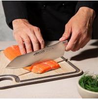 Ніж сантоку Arcos Manhattan 190 мм | Професійний, нержавіюча сталь Nitrum, чорний | BU HORECA