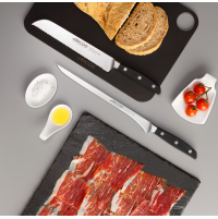 Ніж для окорока Arcos Manhattan 300 мм | Професійний, нержавіюча сталь Nitrum, чорний | BU HORECA